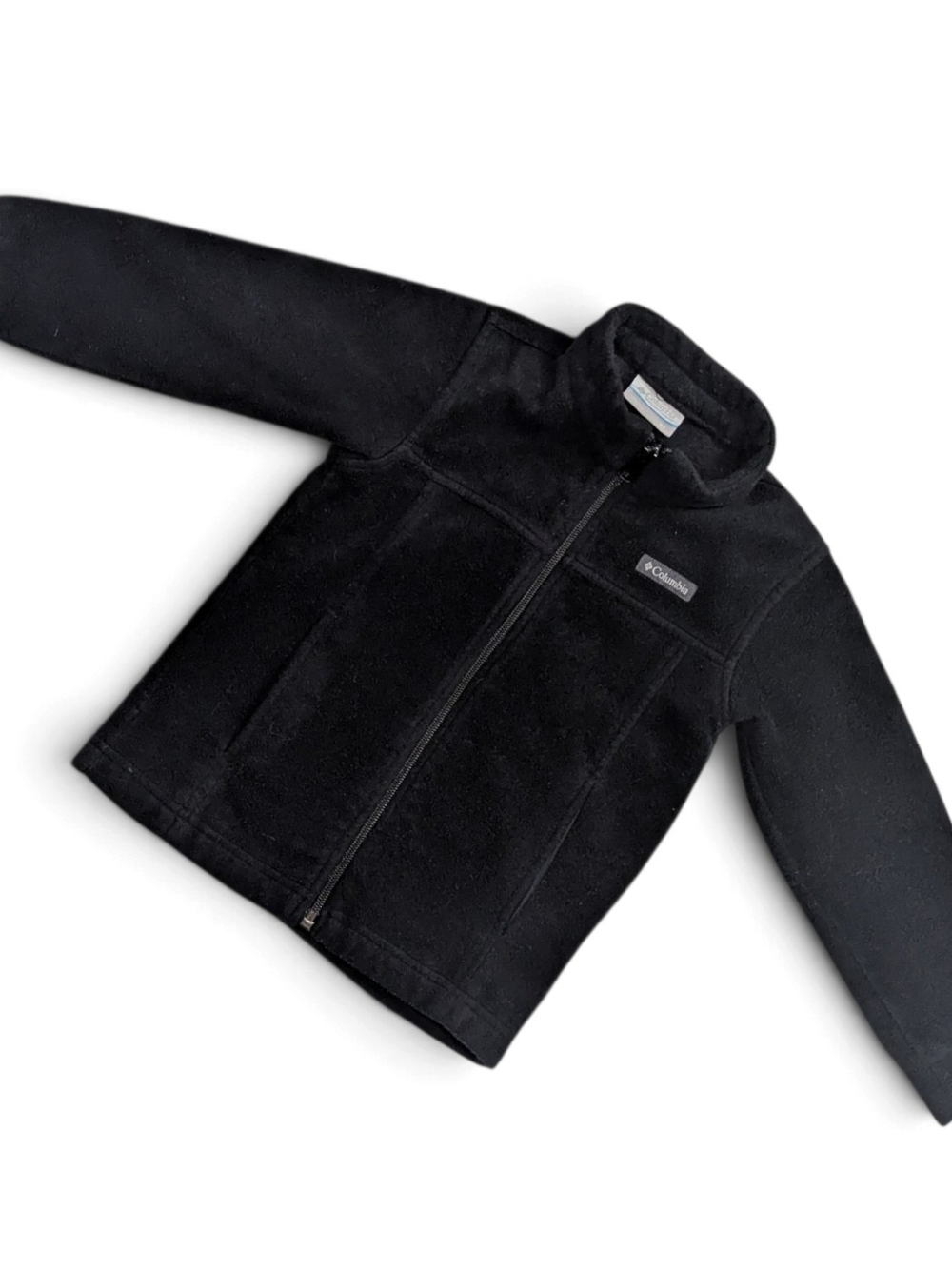 Columbia Kids Black Full-Zip Fleece Jacket